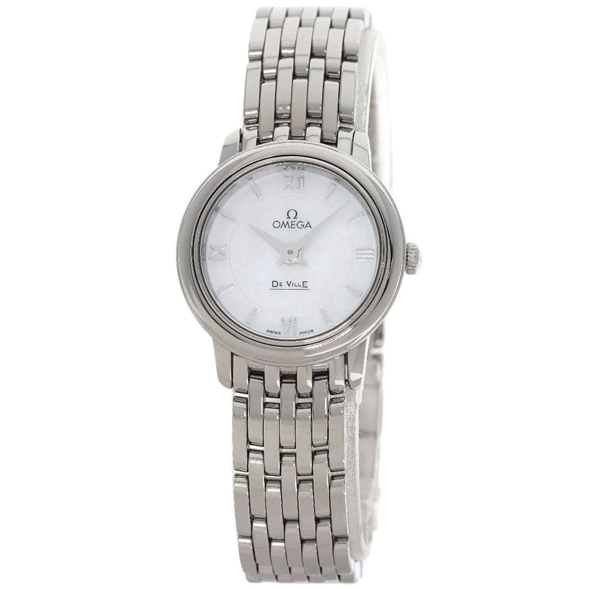 Gebrauchte OMEGA 424.10.24.60.05.001 De Ville Prestige Uhr Edelstahl SS Damen 