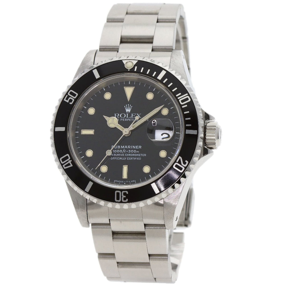 Pre-Owned Rolex 16610 Submariner Date Tritium Watch Stainless Steel/SS Men's ROLEX