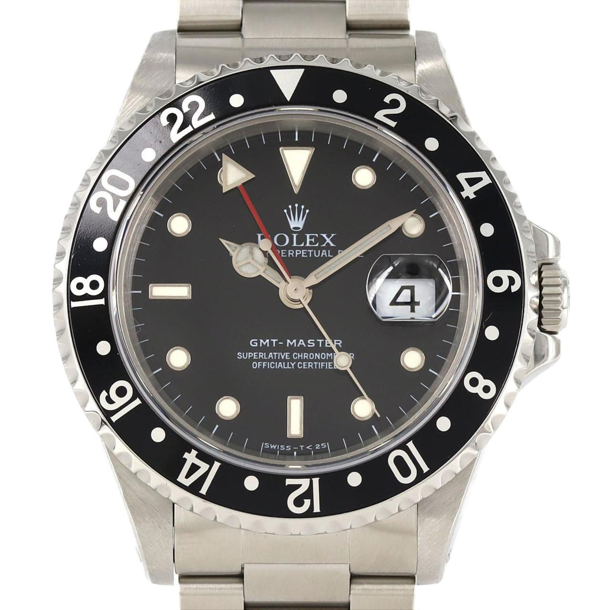 Gebrauchte Rolex GMT Master 16700 SS Armbanduhr Automatik U-Serie 