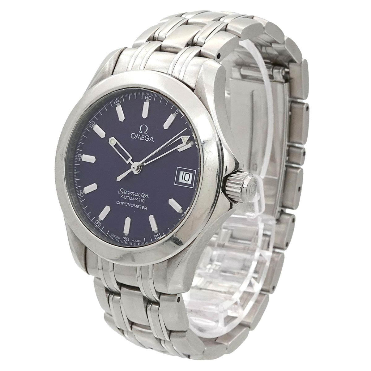 Pre-Owned OMEGA Seamaster 120 Jack Mayol 2001 2507 80, Limited Edition of 4,000 Pieces, Men's Watch, Date, Navy Blue, Automatic,