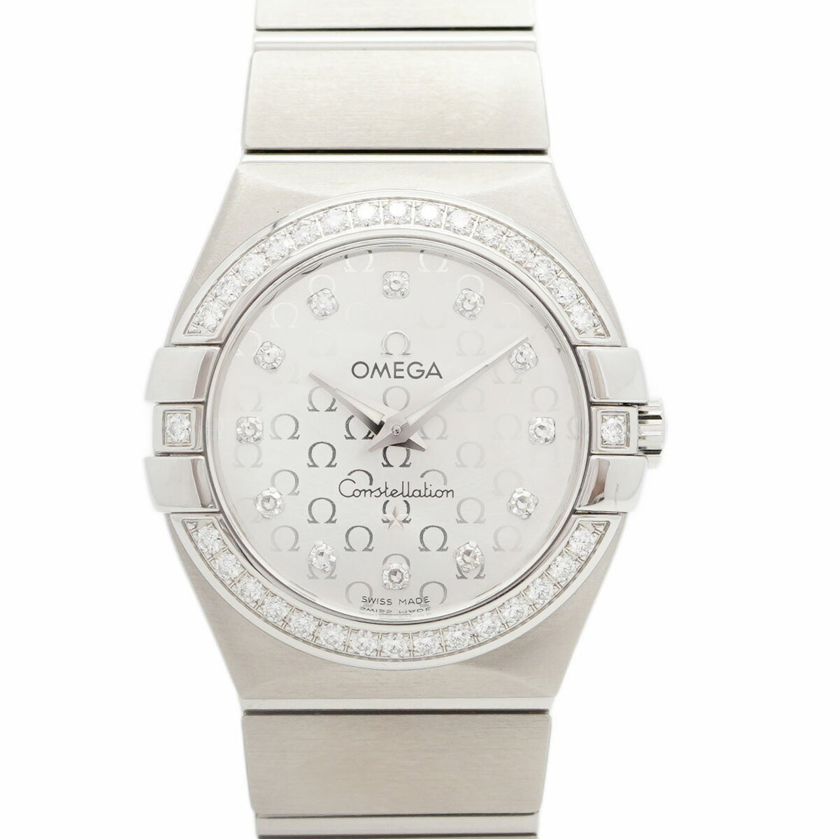 Pre-Owned Omega Constellation 123.15.27.60.52.001 Silver Dial Women's Watch