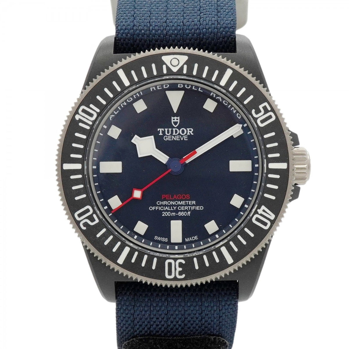 Pre-Owned Tudor Pelagos FXD 25707KN Navy Dial Men's Watch