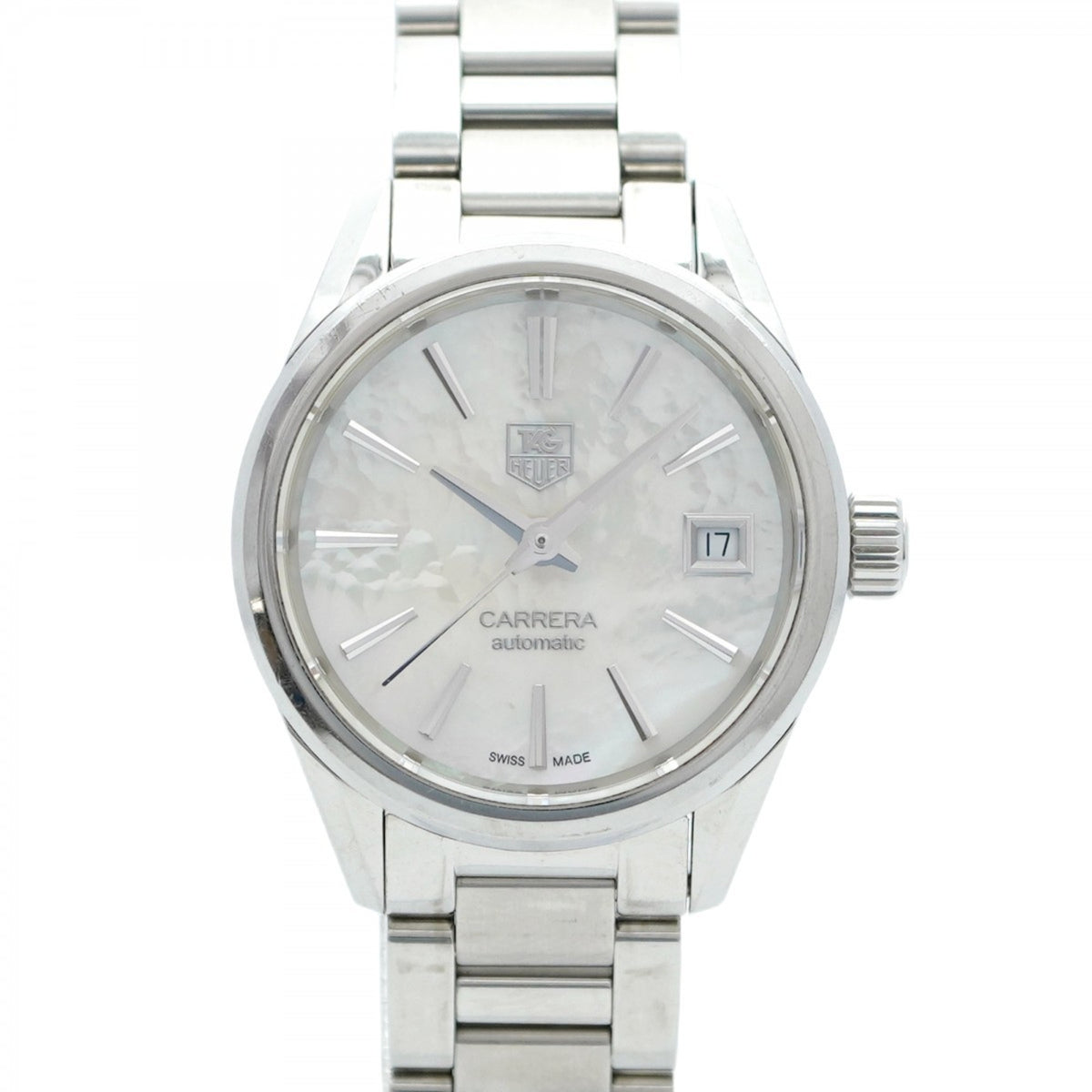Pre-Owned Tag Heuer WAR2411-3 White Dial Women's Watch