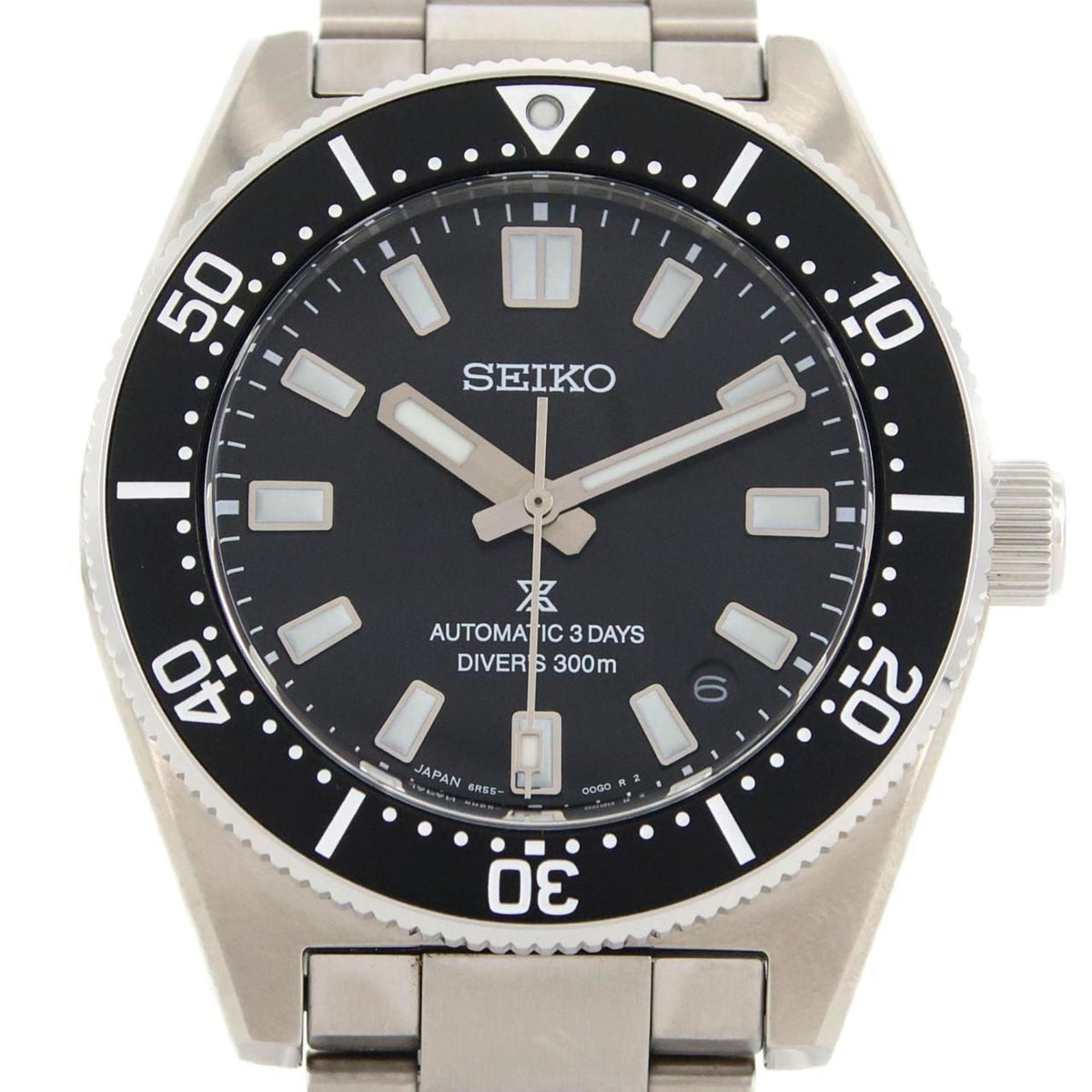 Pre-Owned Seiko Prospex 6R55-00G0 SBDC197 Stainless Steel Automatic Watch