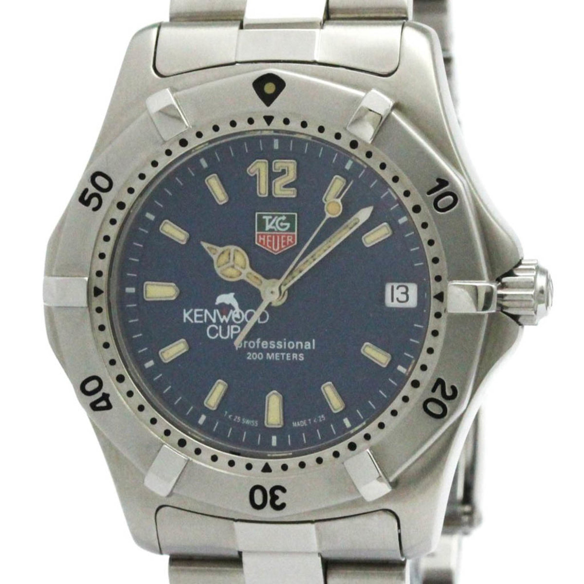 Gebrauchte TAG HEUER 2000 Classic Steel Quartz Herrenuhr WK1113 poliert 