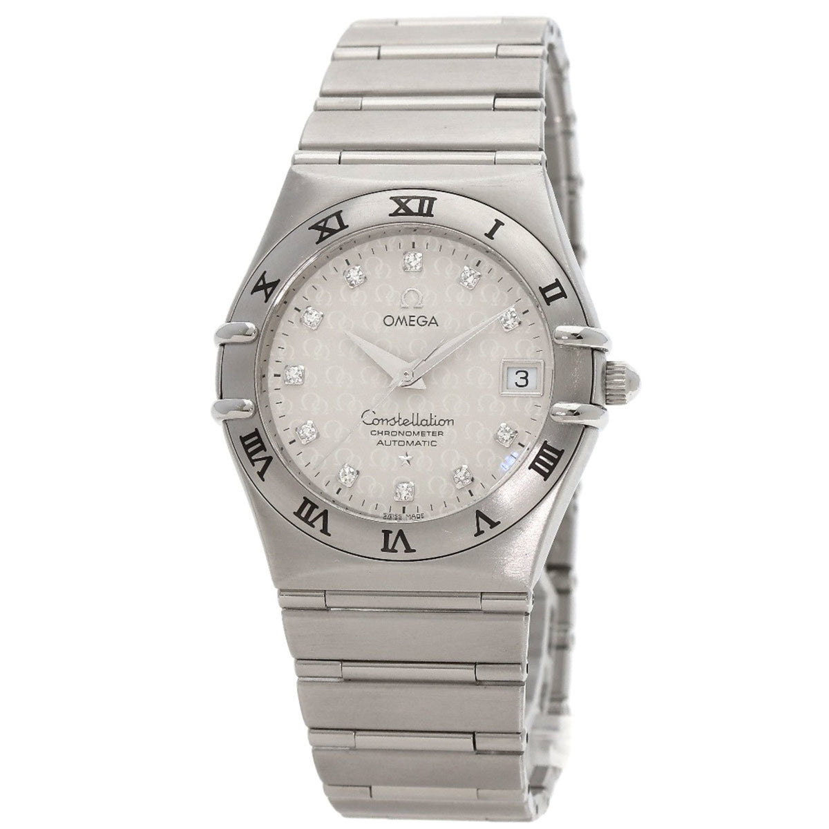 Gebrauchte OMEGA 1504.35 Constellation 50th Anniversary 11P Diamantuhr Edelstahl Herren 