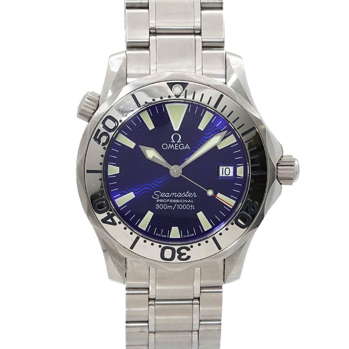 Pre-Owned Omega Seamaster 300 Professional 2263 80 Boys' Watch, Date, Blue, Quartz Watch