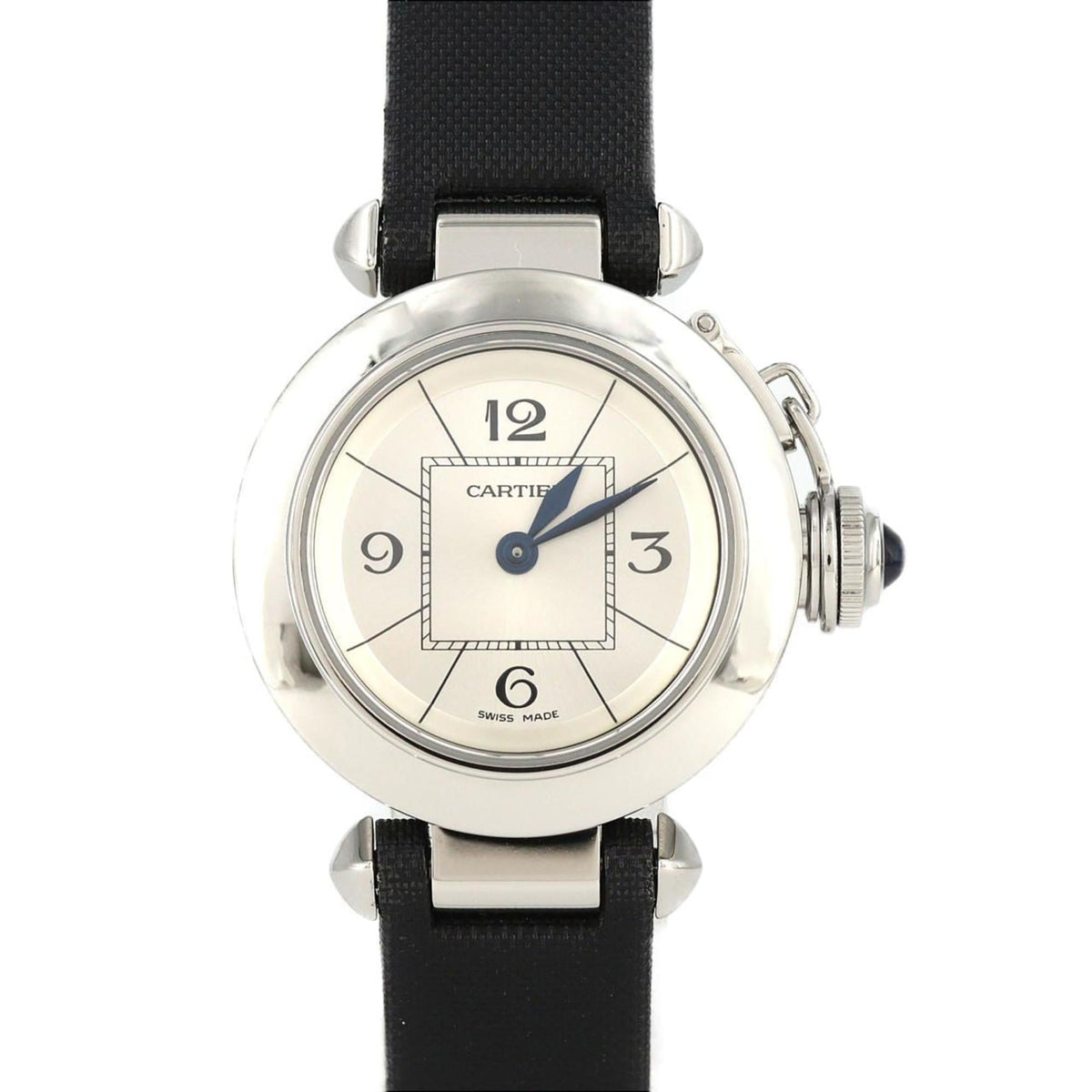 Pre-Owned Cartier Miss Pasha W3140025 Stainless Steel Quartz Watch