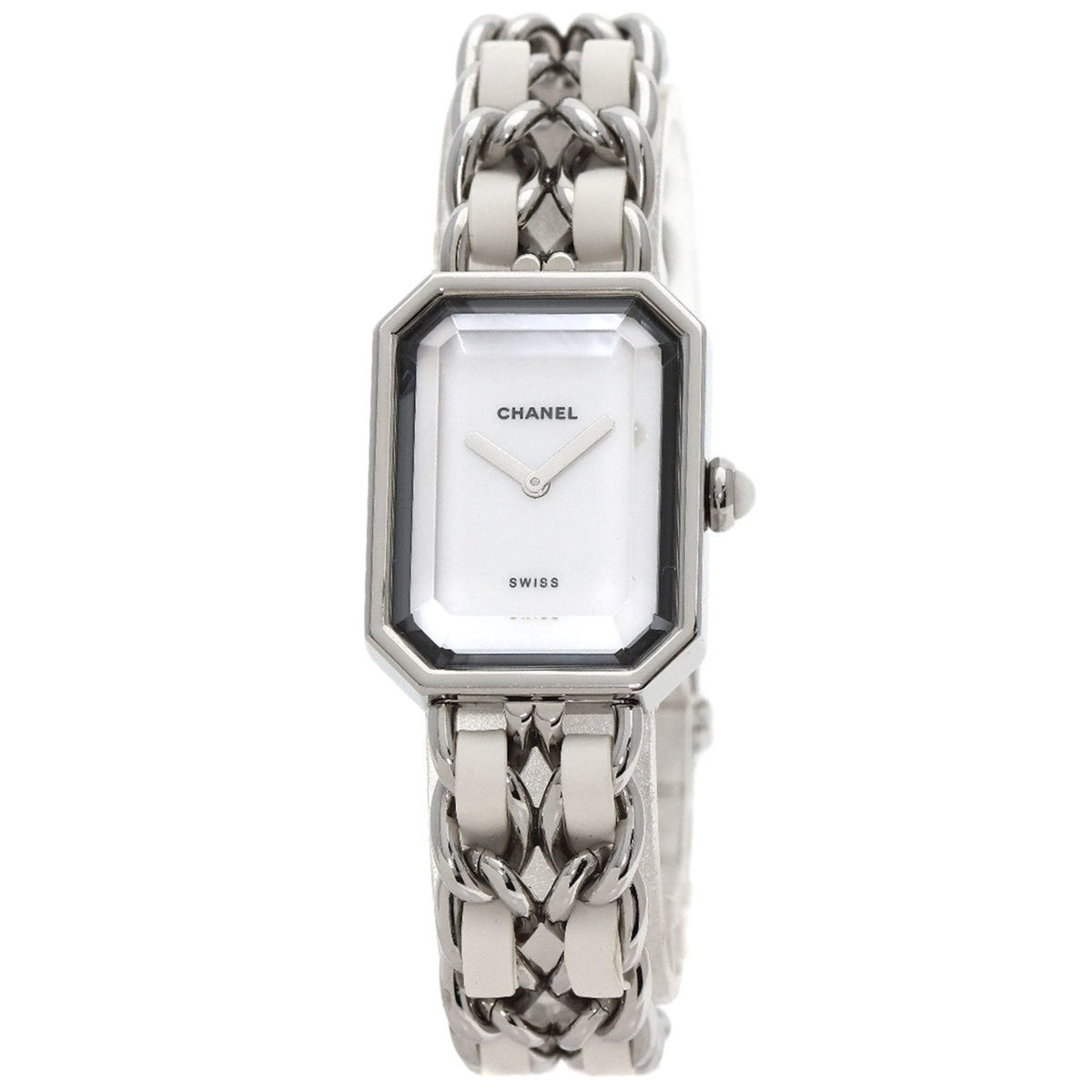 Gebrauchte Chanel H1639 Premiere M Uhr Edelstahl SSxLeather Damen CHANEL 