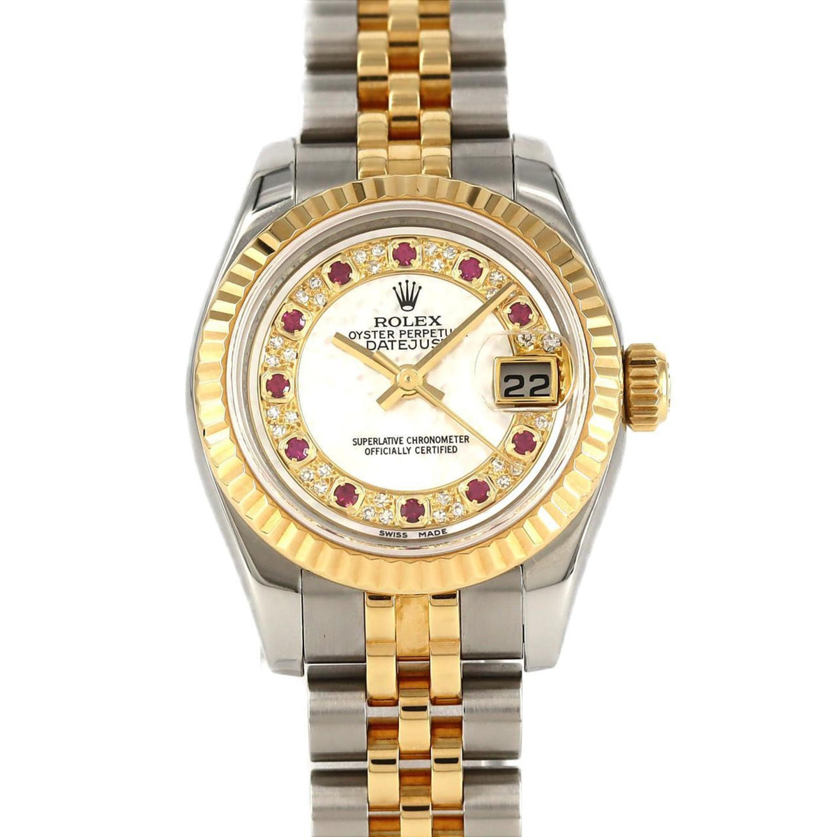Gebrauchte Rolex Datejust 179173NMR SSxYG Automatikuhr, Zufallszahl 