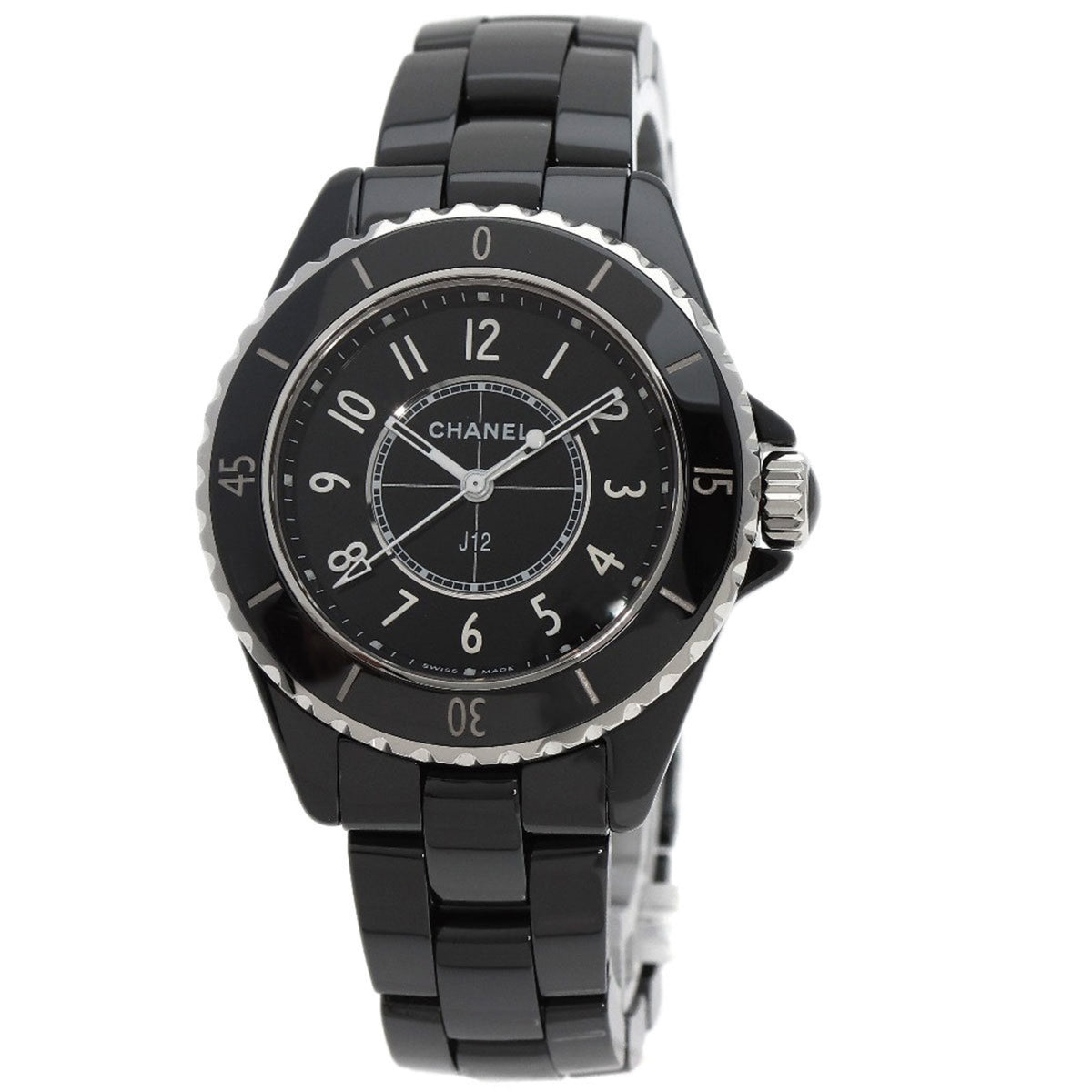 Gebrauchte Chanel H5695 J12 33mm Keramik Uhr Keramik/Keramik Damen CHANEL 