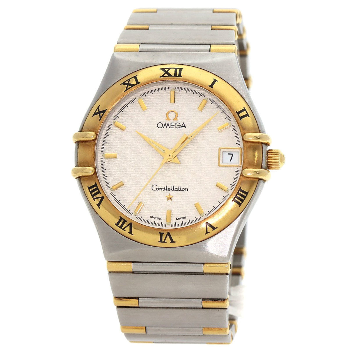 Gebrauchte OMEGA 1312.30 Constellation Uhr Edelstahl SSxK18YG Herren 