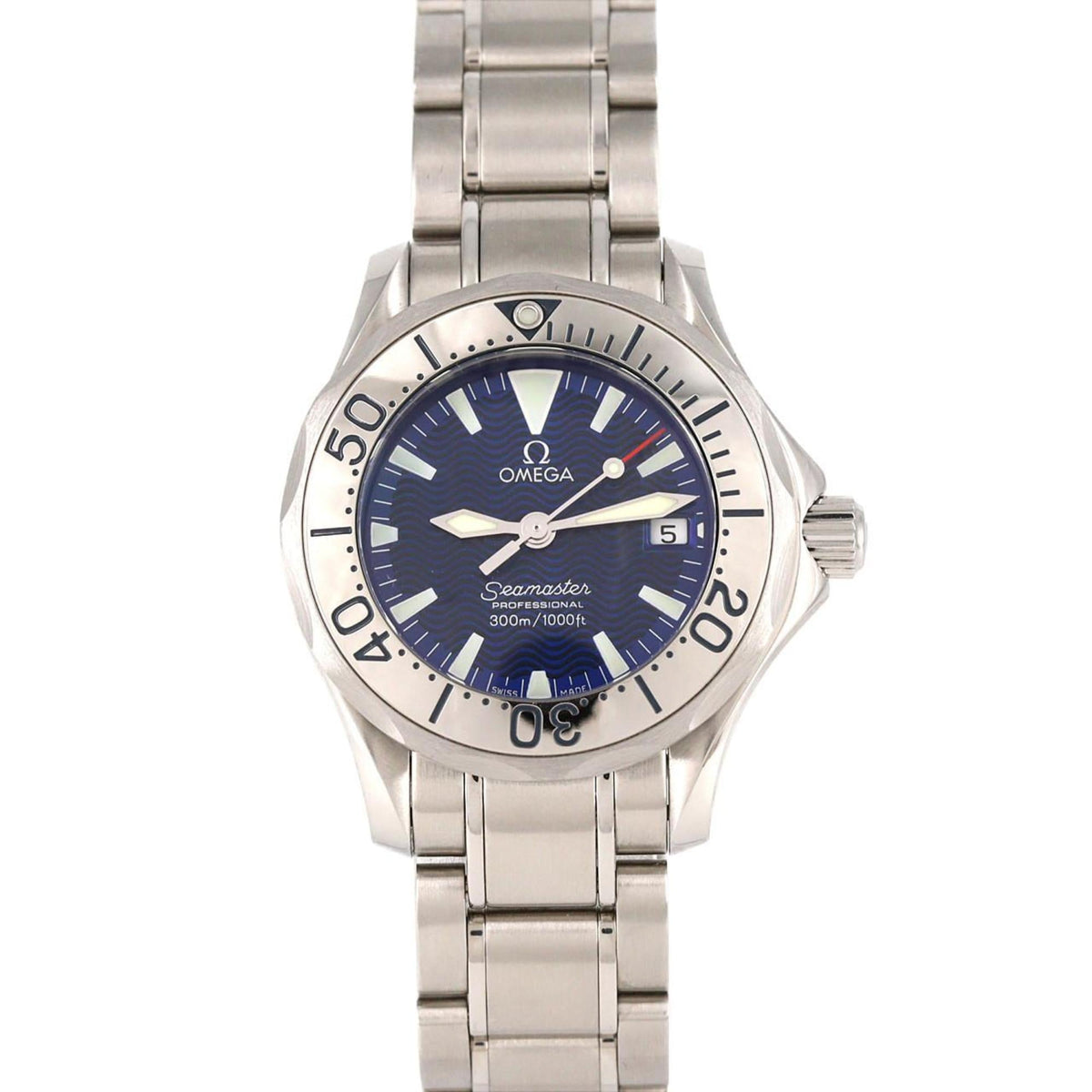 Pre-Owned Omega Seamaster Pro 2285.80 Stainless Steel Quartz Watch