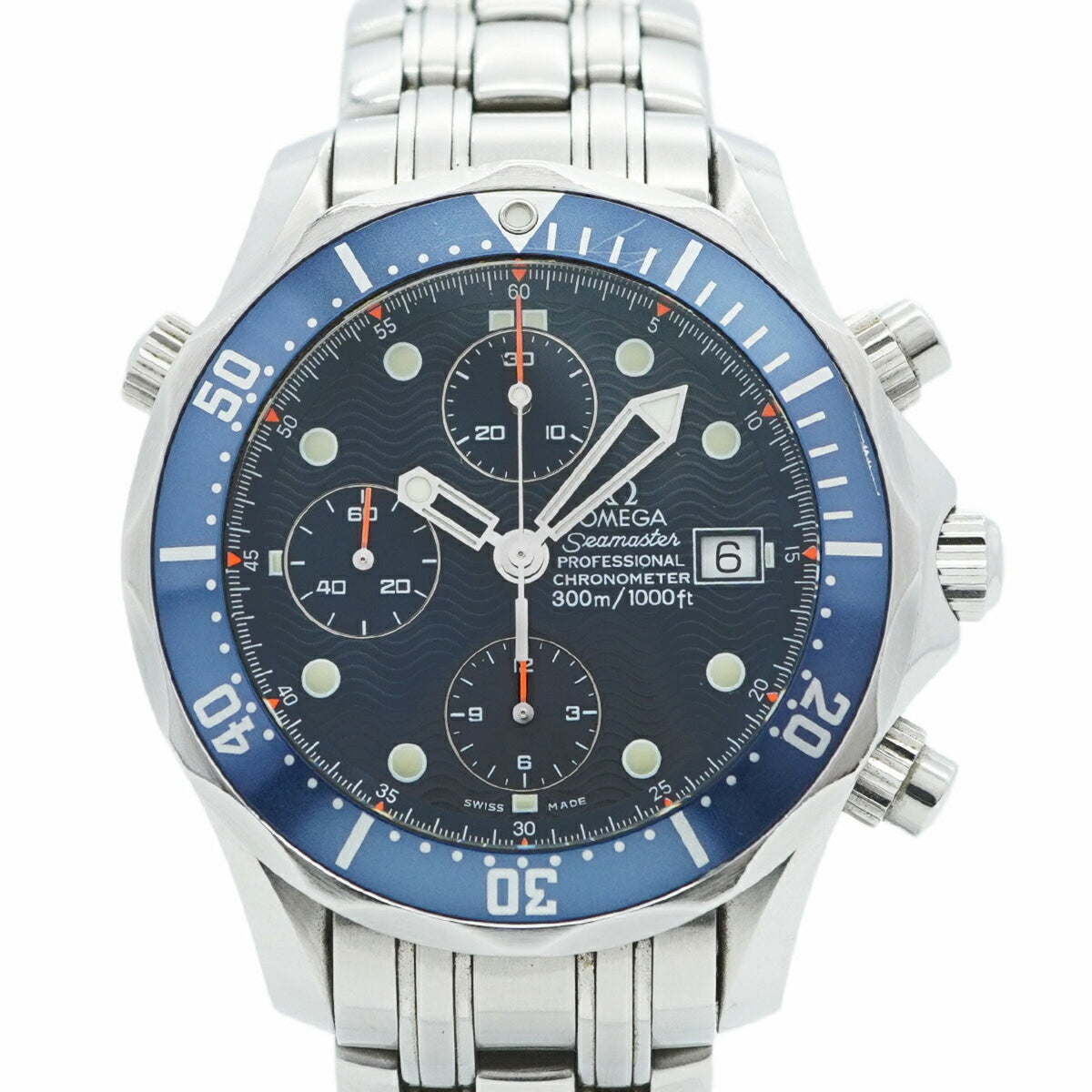 Pre-Owned Omega Seamaster 2599.80 Navy Dial Men's Watch