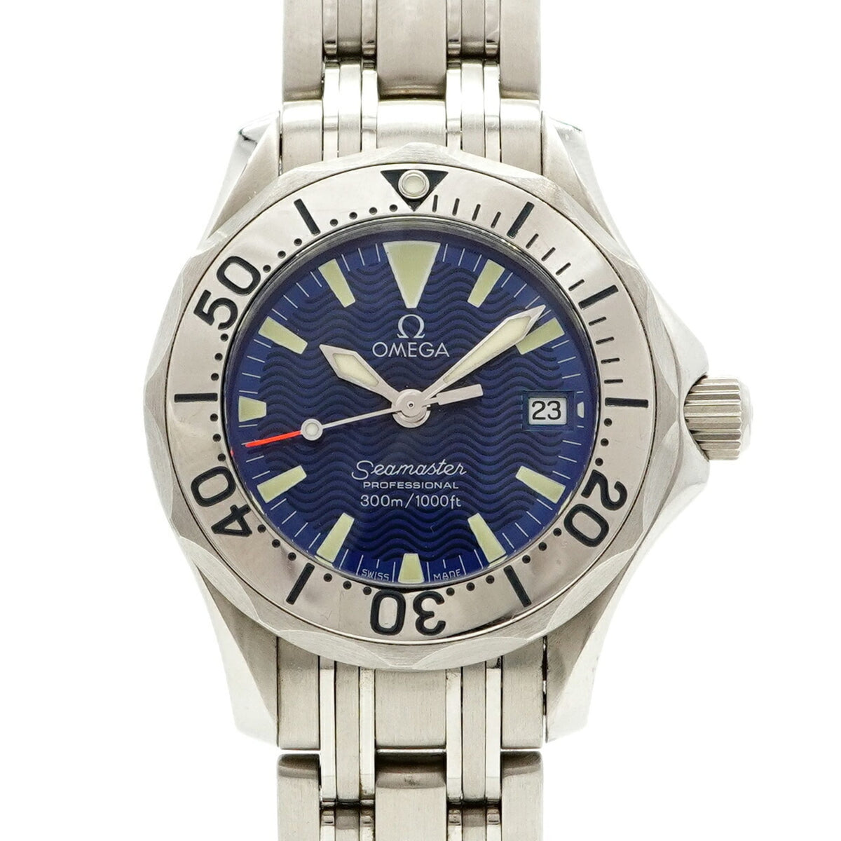 Pre-Owned Omega Seamaster 2283.80 Blue Dial Women's Watch
