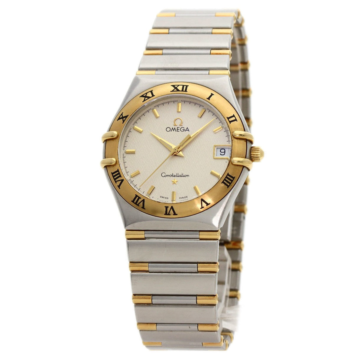 Gebrauchte Omega 1312.30 Constellation Uhr Edelstahl SSxK18YG Herren 