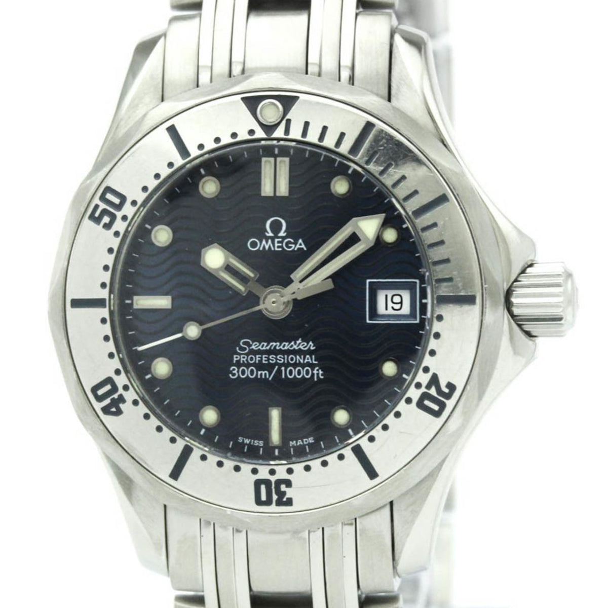 Pre-Owned OMEGA Seamaster Professional 300M Quartz Ladies Watch 2582.80 Polished