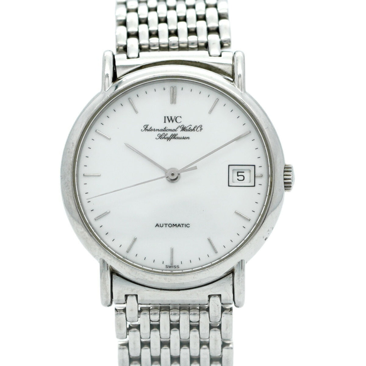 Pre-Owned IWC Schaffhausen Portofino IW351405 White Dial Men's Watch