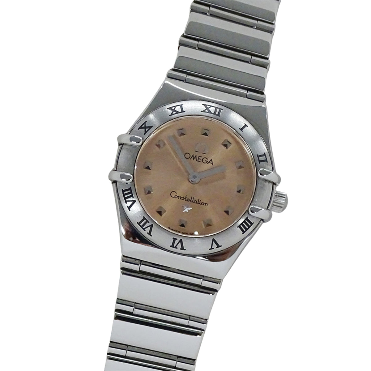 Pre-Owned OMEGA Constellation Mini My Choice 1561.61 Women's Quartz Watch, Stainless Steel, Silver, Pink, Polished