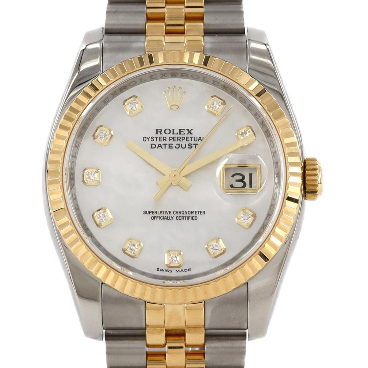 Gebrauchte Rolex Datejust 116233NG SSxYG Automatikuhr M-Serie 