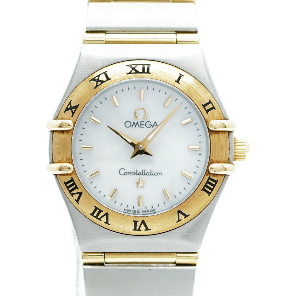 Gebrauchte Omega Constellation 1262.30 Damenuhr mit weißem Zifferblatt 