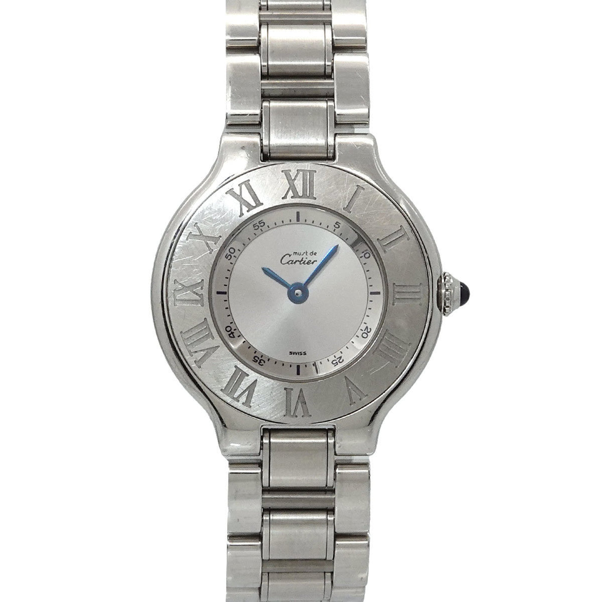 Pre-Owned Cartier Must 21 Vantianne W10109T2 Women's Silver Quartz Watch