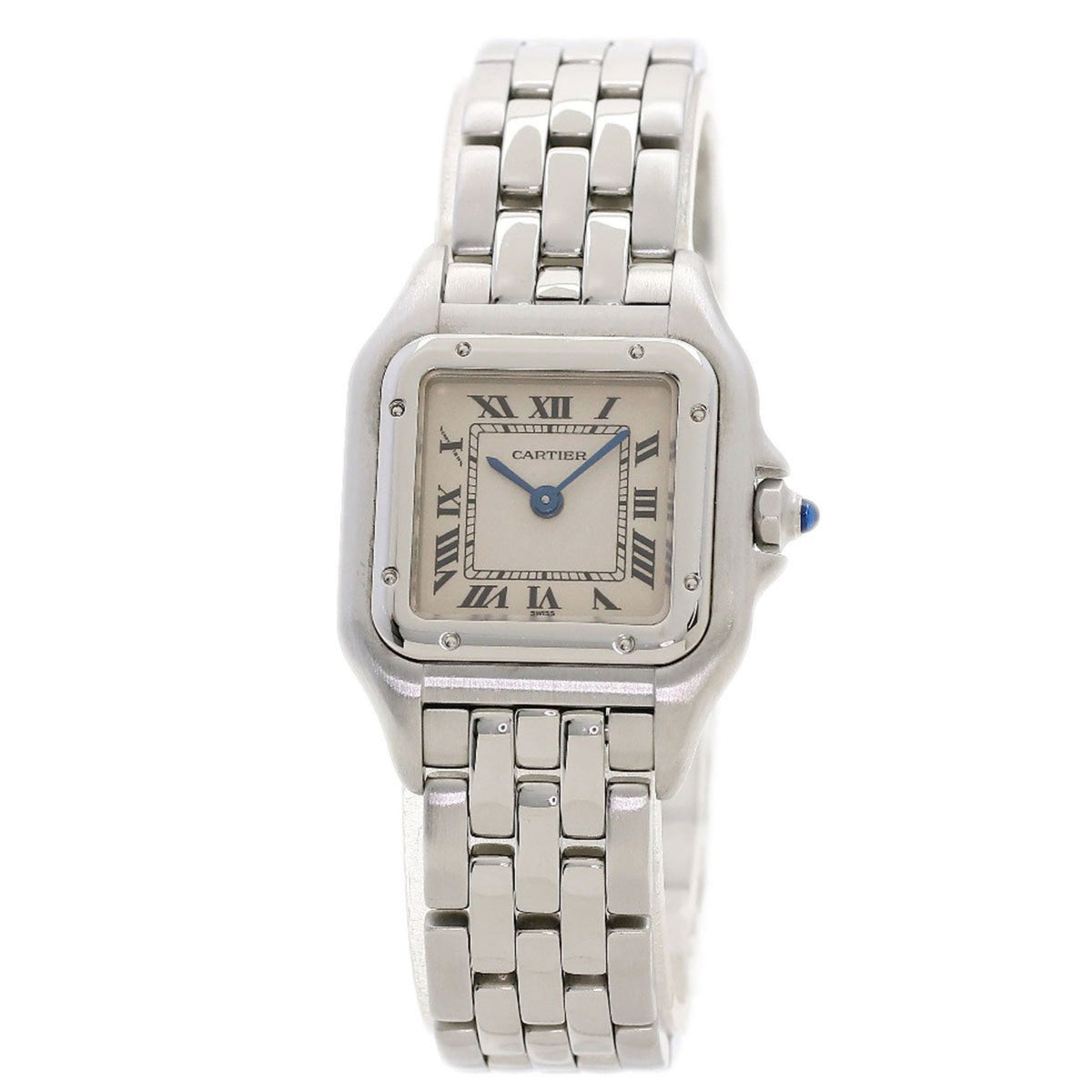 Gebrauchte Cartier W25033P5 Panthere SM Uhr Edelstahl SS Damen 