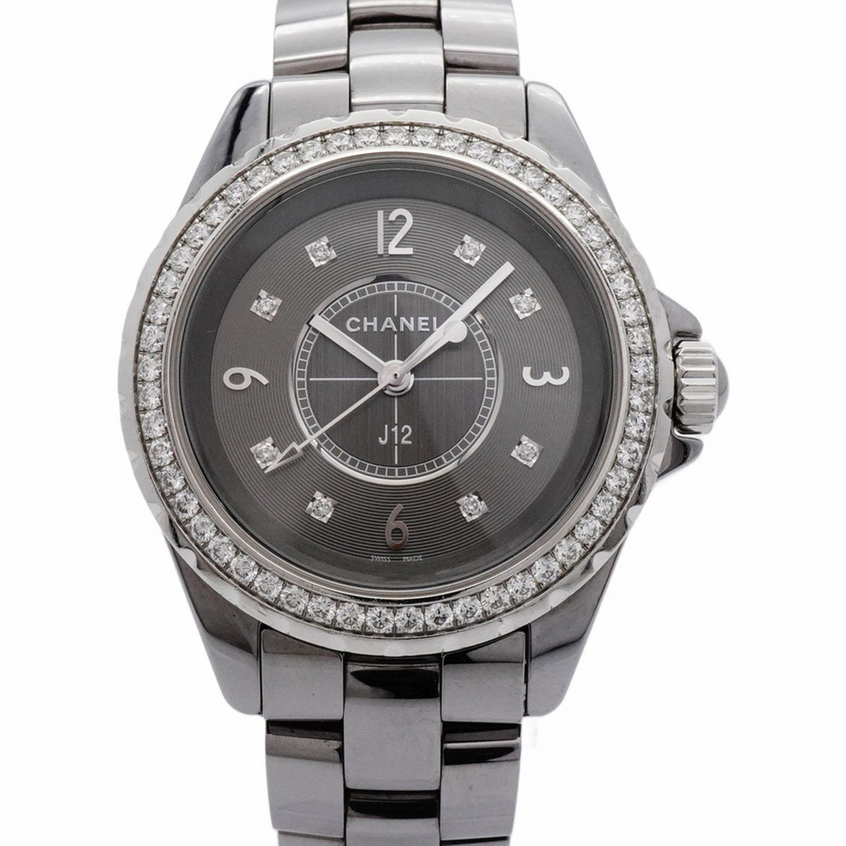 Pre-Owned Chanel J12 Chromatic H2565 Gray Dial Women's Watch
