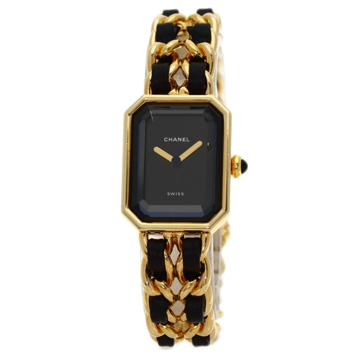 Pre-Owned Chanel H0001 Premiere Watch GP GPx Leather Ladies CHANEL