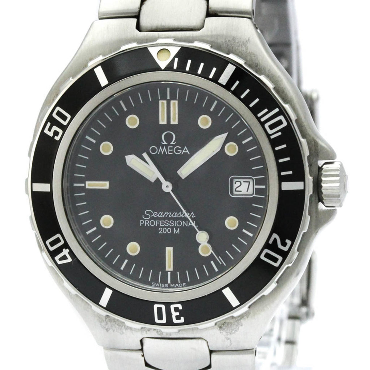 Pre-Owned Omega Seamaster Quartz Stainless Steel Men's Sport 2850.50