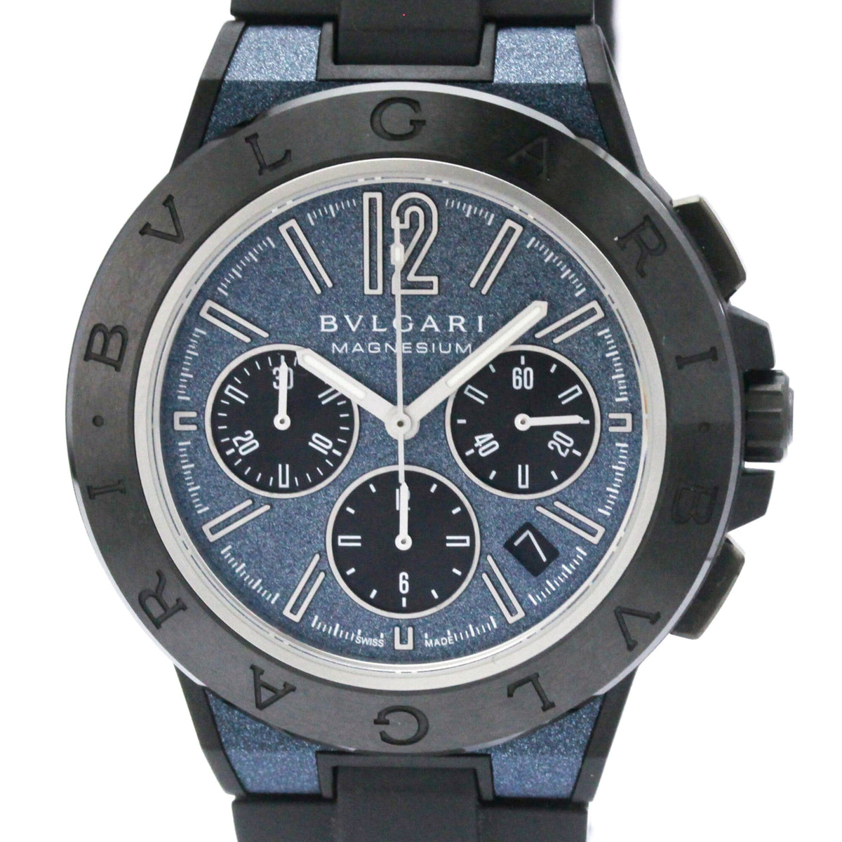 Pre-Owned BVLGARI Diagono Magnesium Chronograph Ceramic Automatic Watch DG42SMCCH