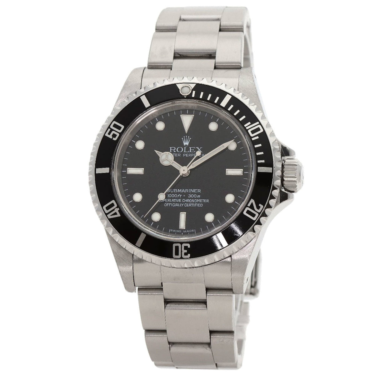 Pre-Owned Rolex 14060 Submariner Watch Stainless Steel/SS Men's ROLEX