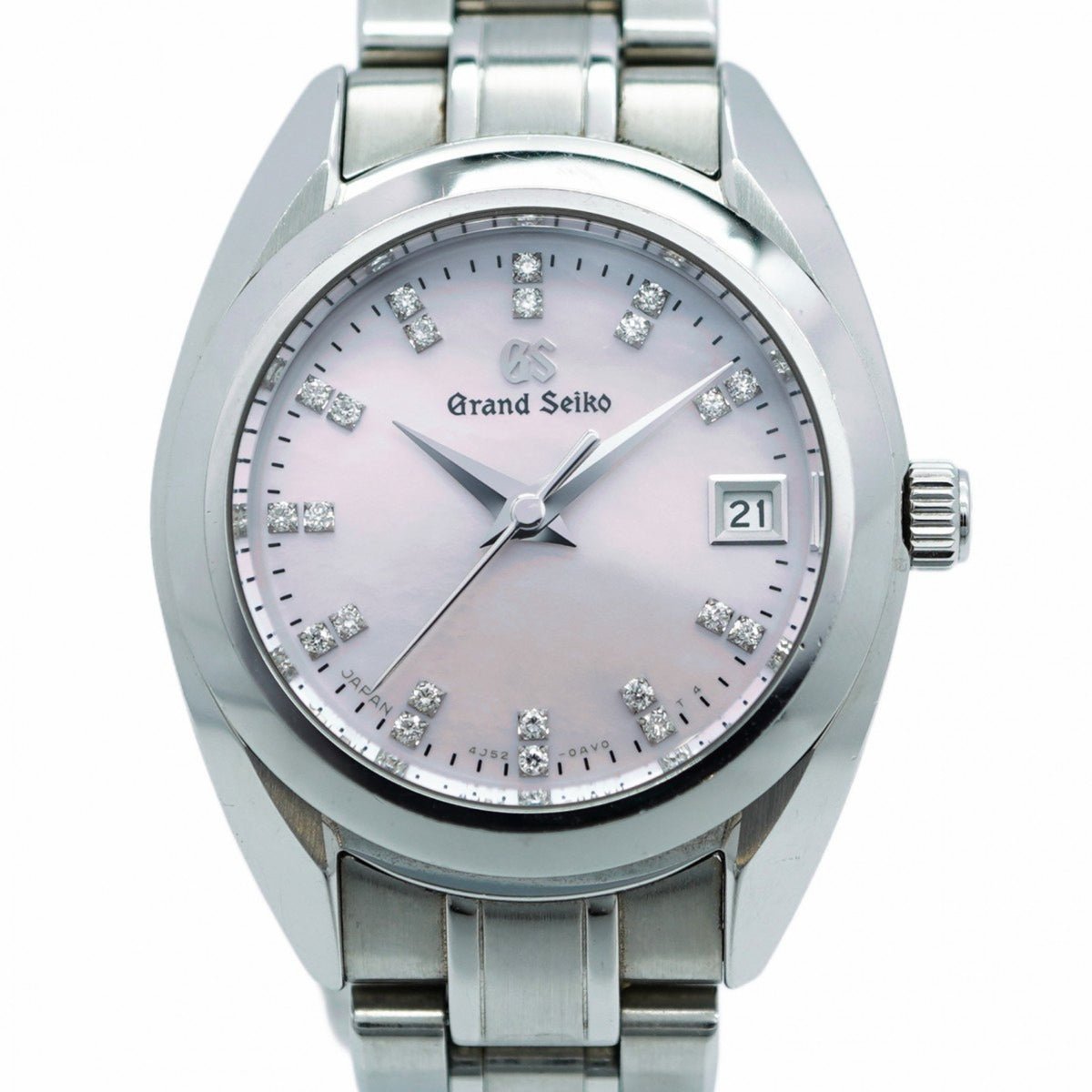 Gebrauchte Seiko Grand 4J52-0AC0 Damenuhr mit rosa Zifferblatt 