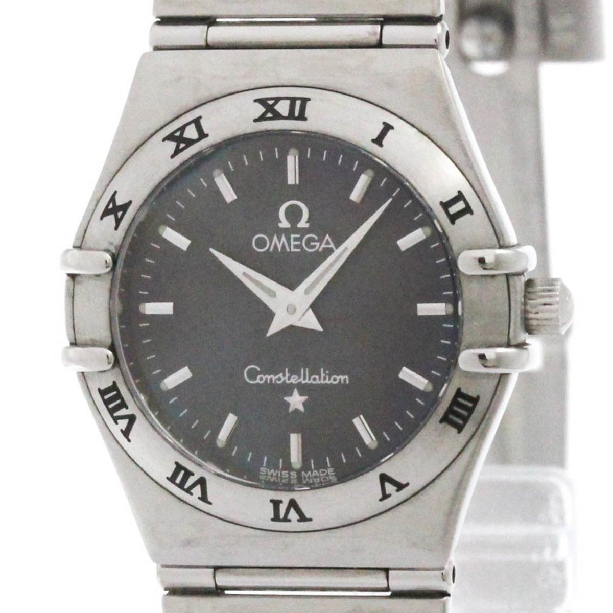 Gebrauchte OMEGA Constellation Stahl Quarz Damenuhr 1562.40 poliert 