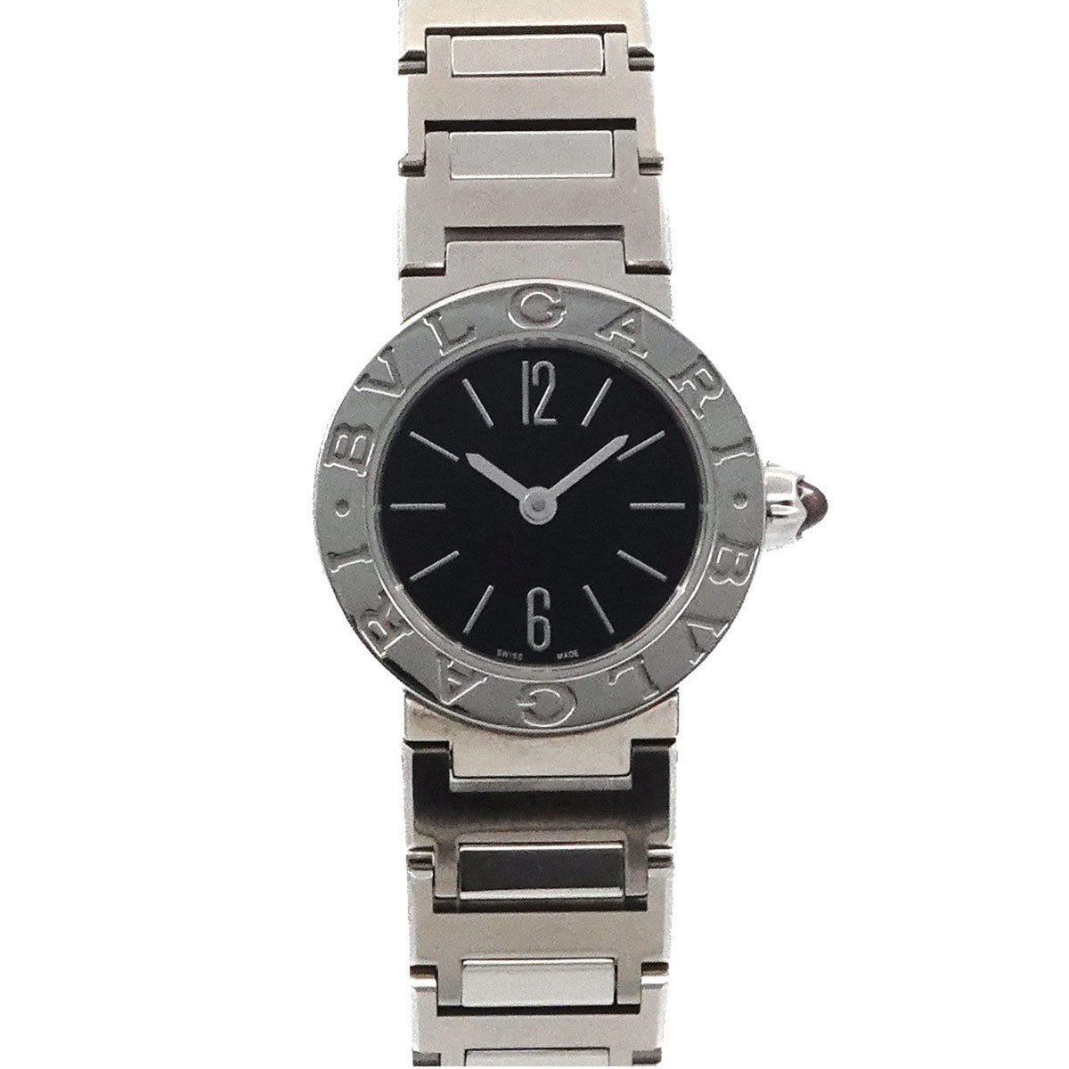 Pre-Owned BVLGARI BB23S Women's Black Quartz Watch