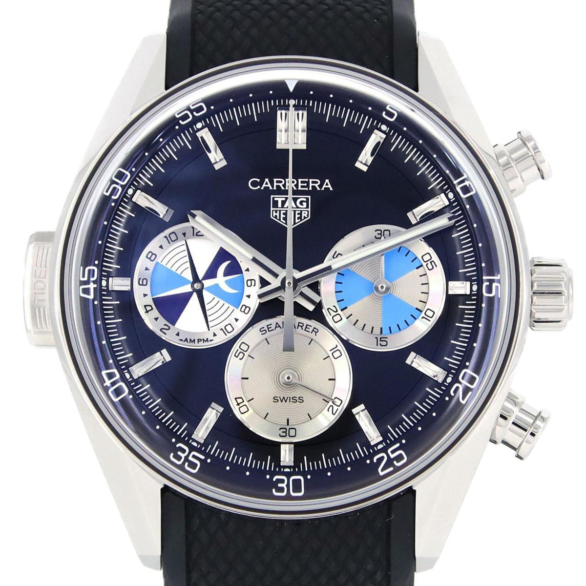 Gebrauchte TAG Heuer Carrera Chronograph Seafarer Hodinkee LIMITED CBS2014.FT6293 SS Armbanduhr Automatik 