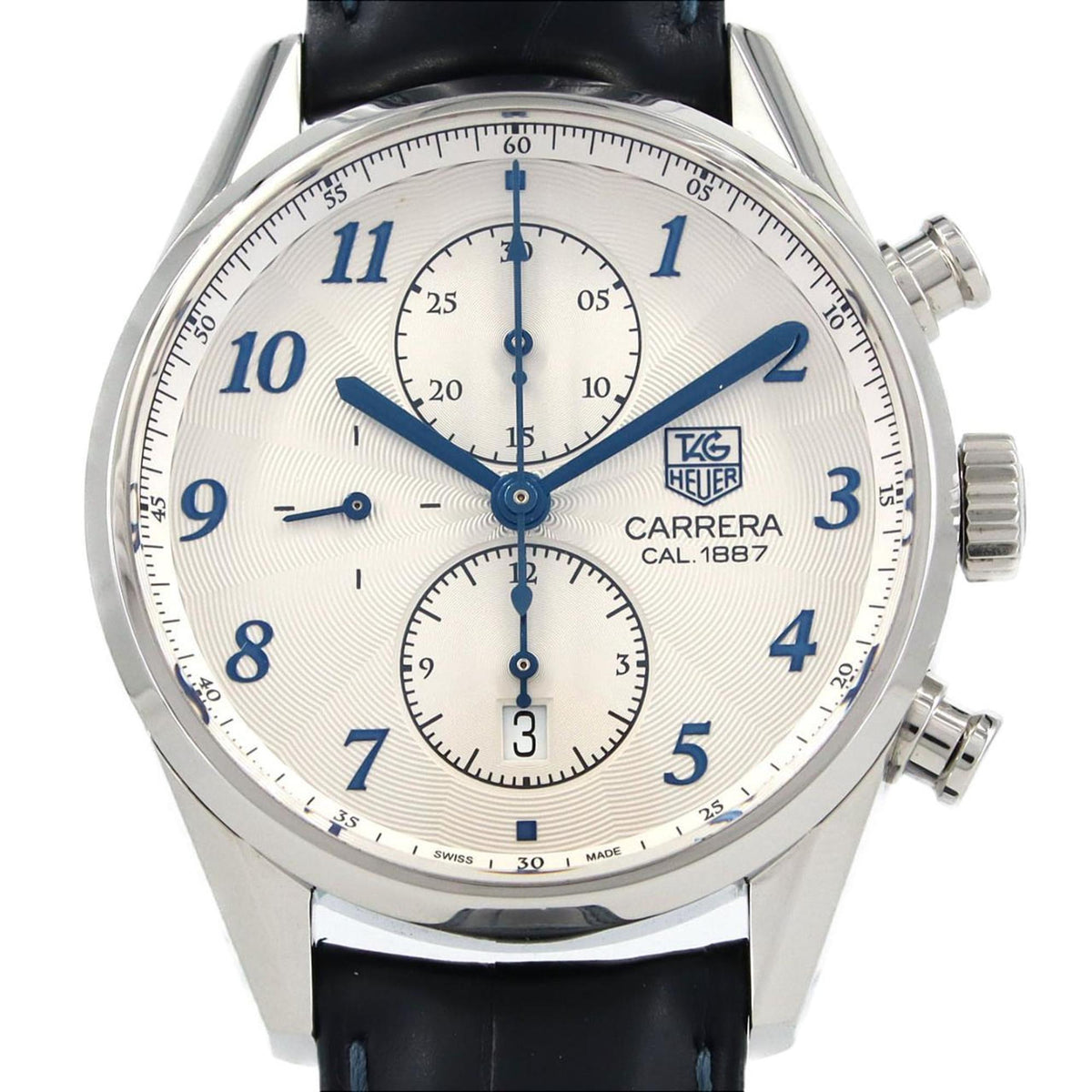 Pre-Owned TAG Heuer Carrera 1887 Chronograph CAR2114.FC6292 Stainless Steel Automatic Watch