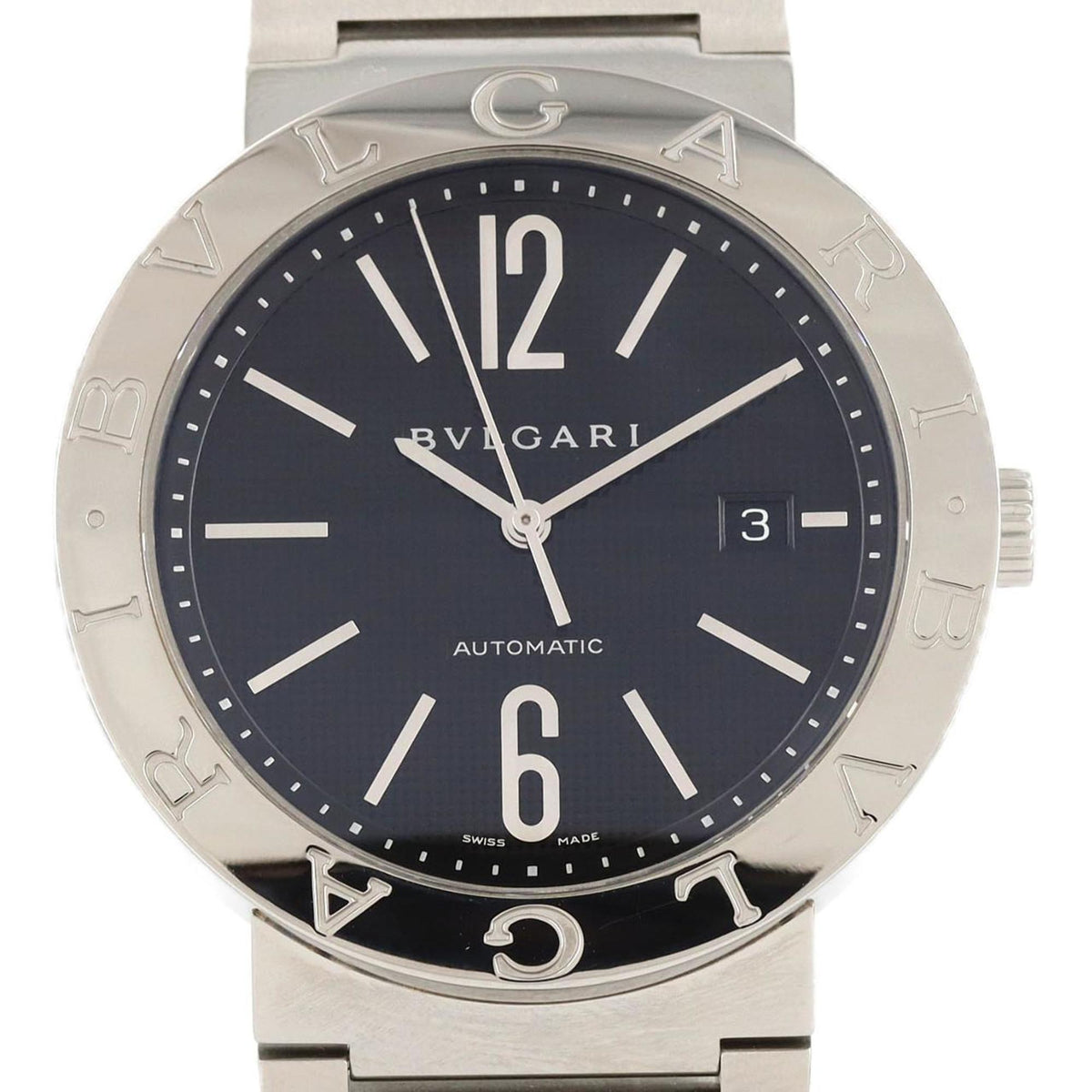 Pre-Owned Bvlgari BB42SSAUTO BB42BSSD AT SS Automatic Watch