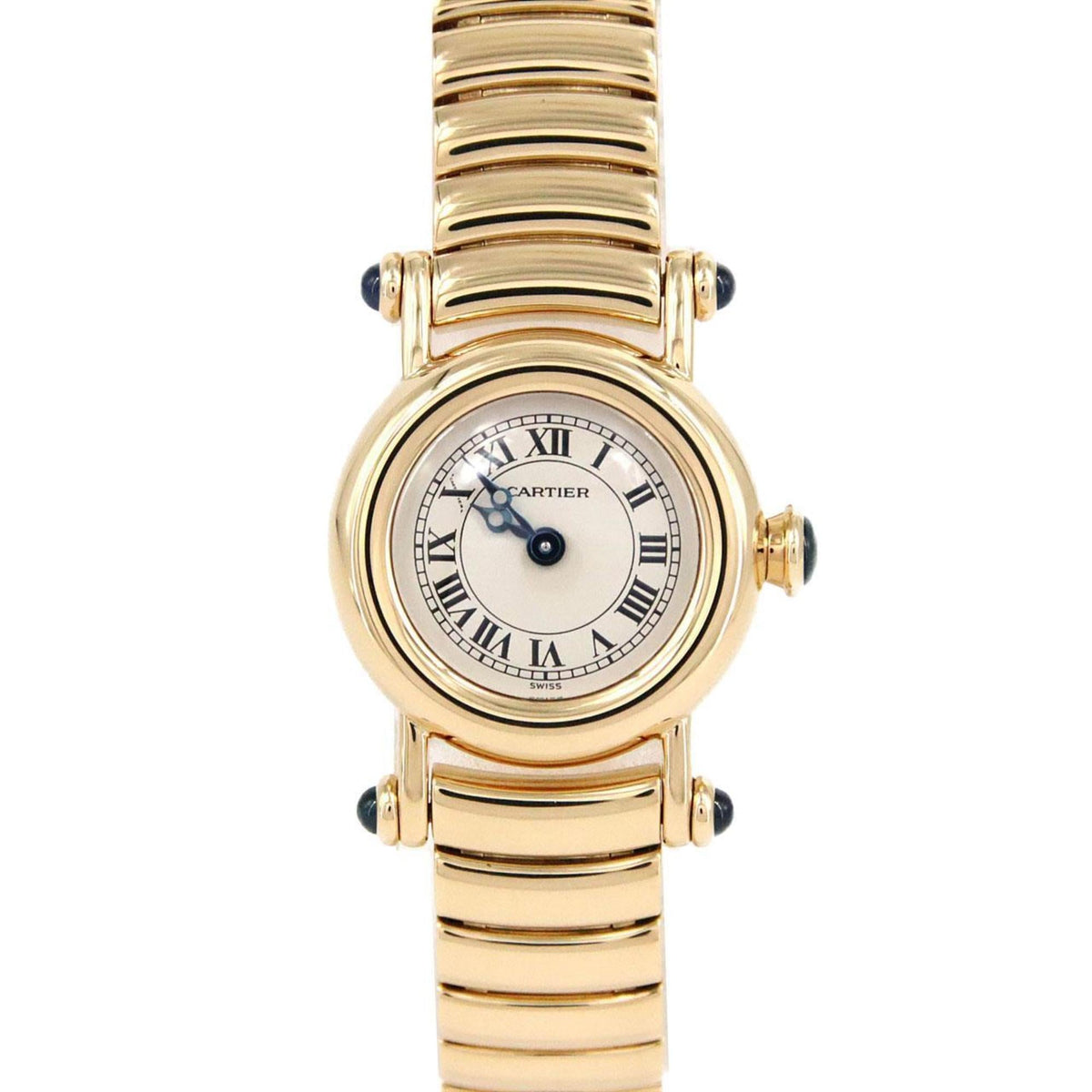 Pre-Owned Cartier Mini Diabolo YG W1511556 Quartz Watch