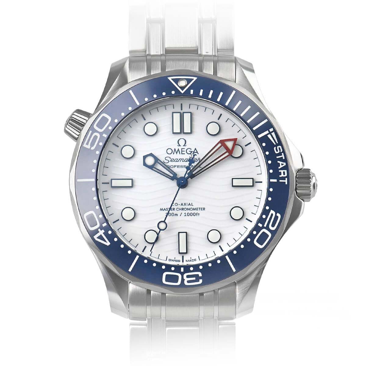 Seamaster Diver 300M 42,00 mm, weißes Zifferblatt aus Edelstahl – 210.30.42.20.04.002