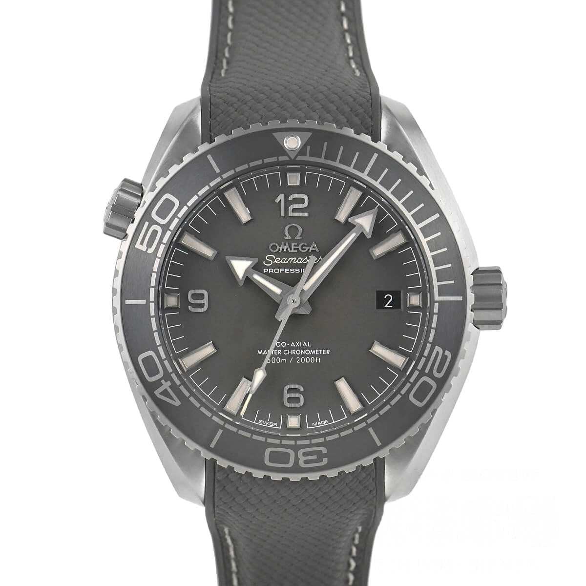 Seamaster Planet Ocean 43,50 mm graues Zifferblatt aus Edelstahl – 215.32.44.21.01.002