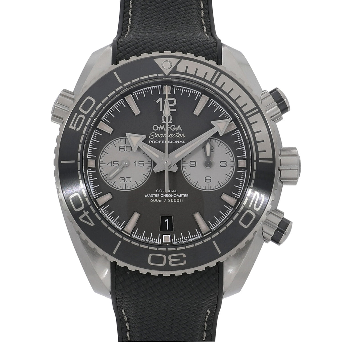Seamaster Planet Ocean 45,50 mm silbernes Zifferblatt aus Edelstahl – 215.32.46.51.01.004