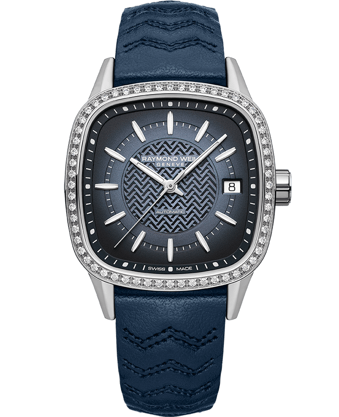 Freelancer Square Automatic Diamonds Blue Women’s watch - 2490-SCS-50051