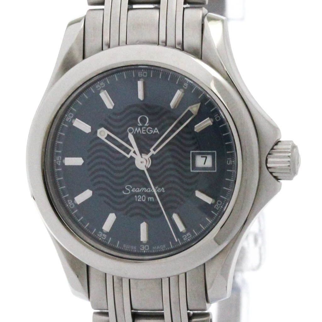 Pre-Owned OMEGA Seamaster 120M Steel Quartz Ladies Watch 2571.81 Polished