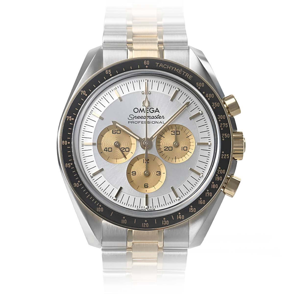 Speedmaster Moonwatch 42,00 mm, silbernes Zifferblatt aus Edelstahl – 310.20.42.50.02.001