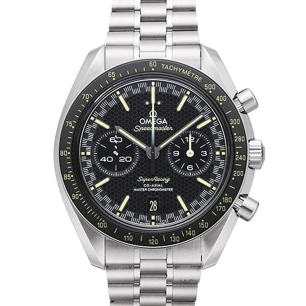 Speedmaster (keine Moonwatch) 44,25 mm schwarzes Zifferblatt aus Edelstahl – 329.30.44.51.01.003