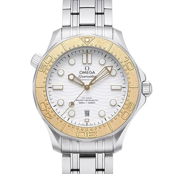 Seamaster Diver 300M 42,00 mm, weißes Zifferblatt aus Edelstahl – 522.21.42.20.04.001