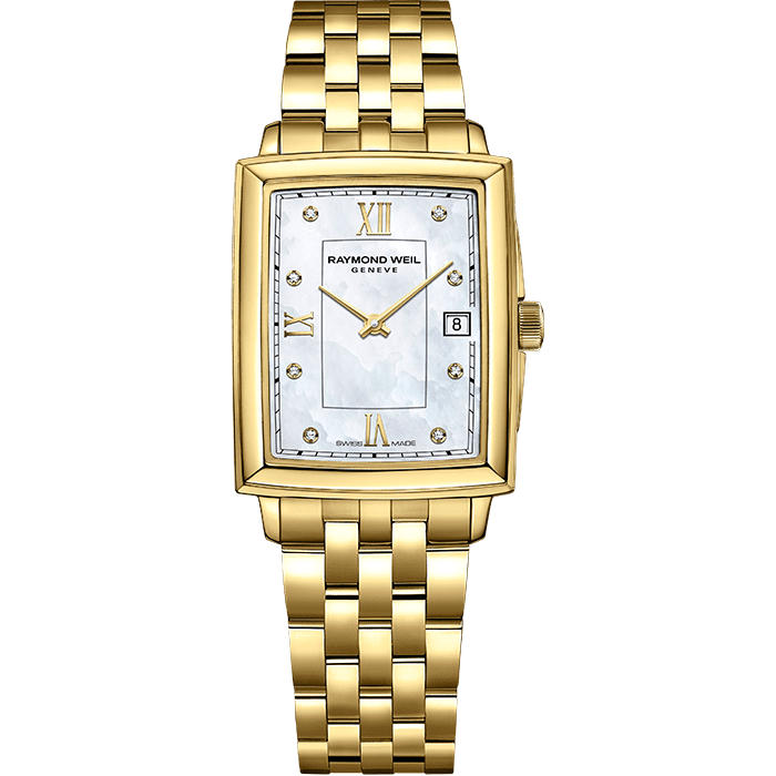 Toccata Square Diamonds Yellow Gold PVD Women’s watch - 5925-P-00995