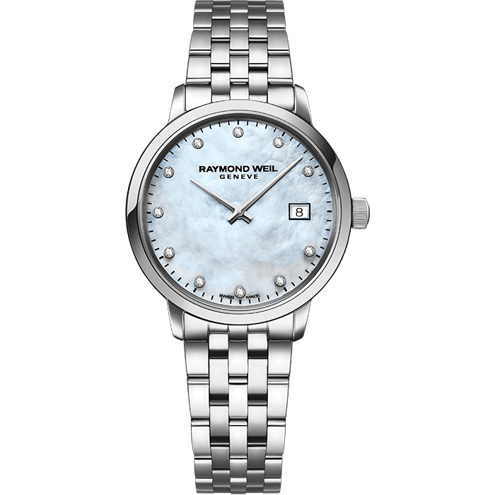 Toccata Diamond Silver / White Mother-of-Pearl 29mm Women’s watch - 5985-ST-97081