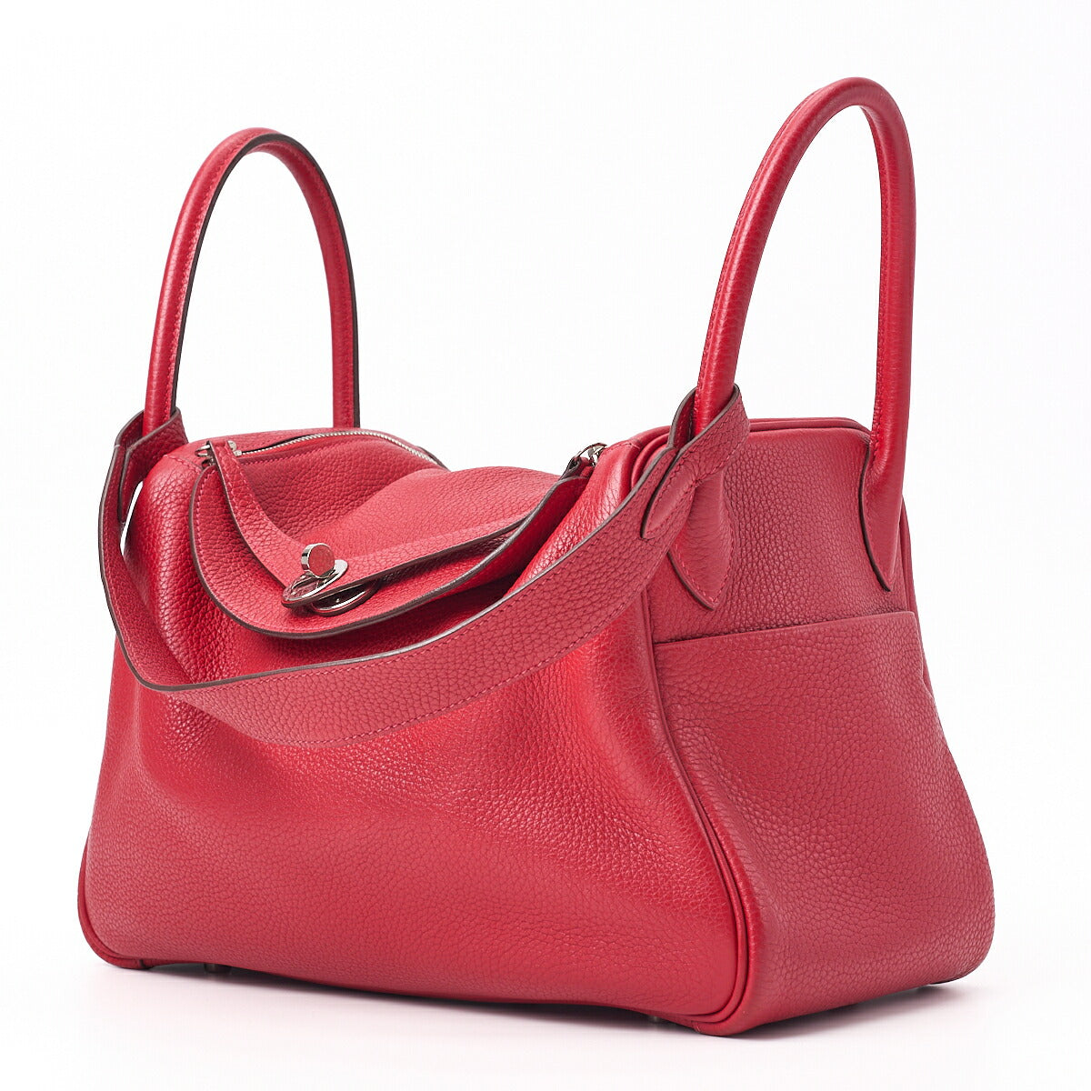 Gebrauchte Lindy 30 2WAY Schultertasche Tryon Clemence Rouge Casaque Silberfarbene Hardware Gebraucht